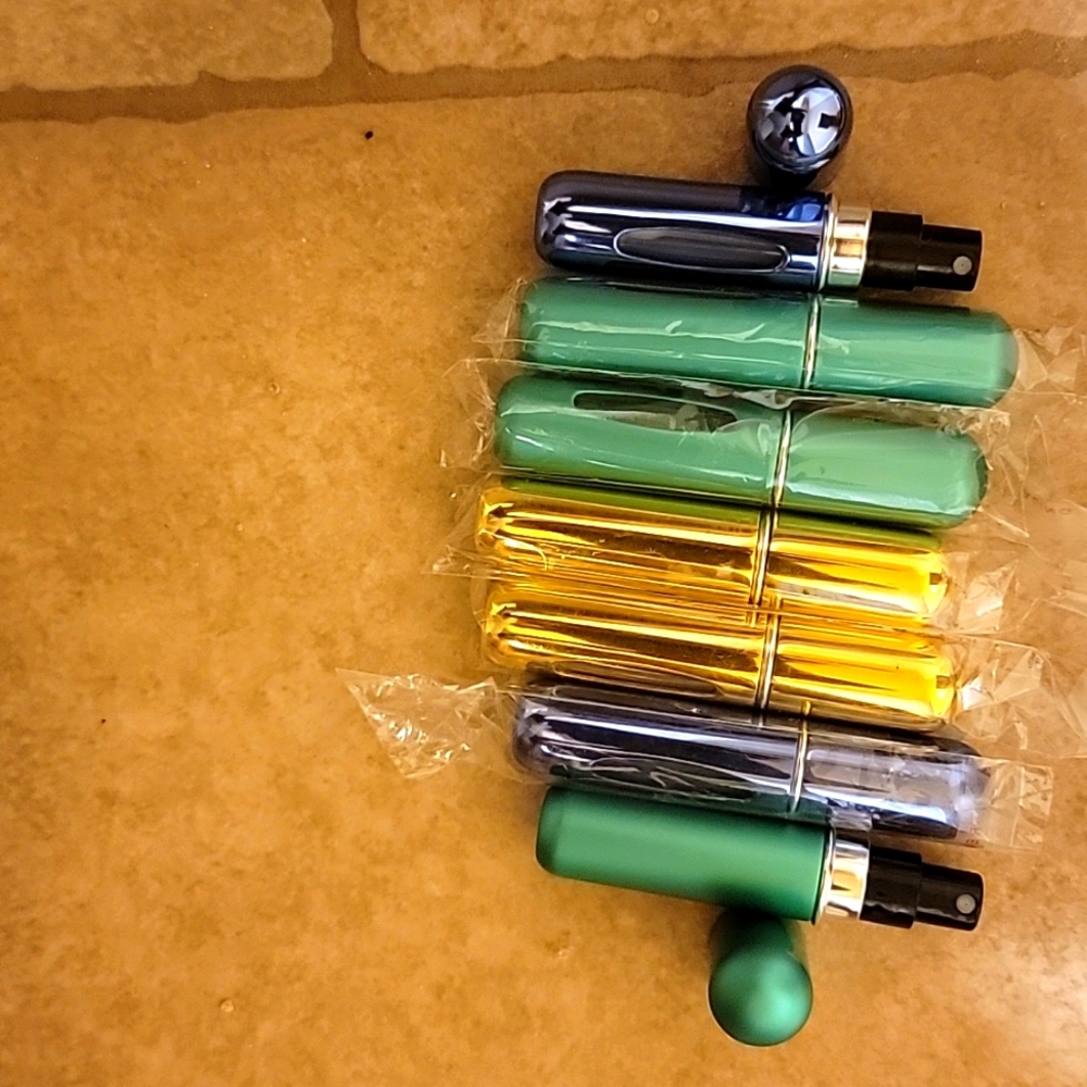 Refillable cologne bottle